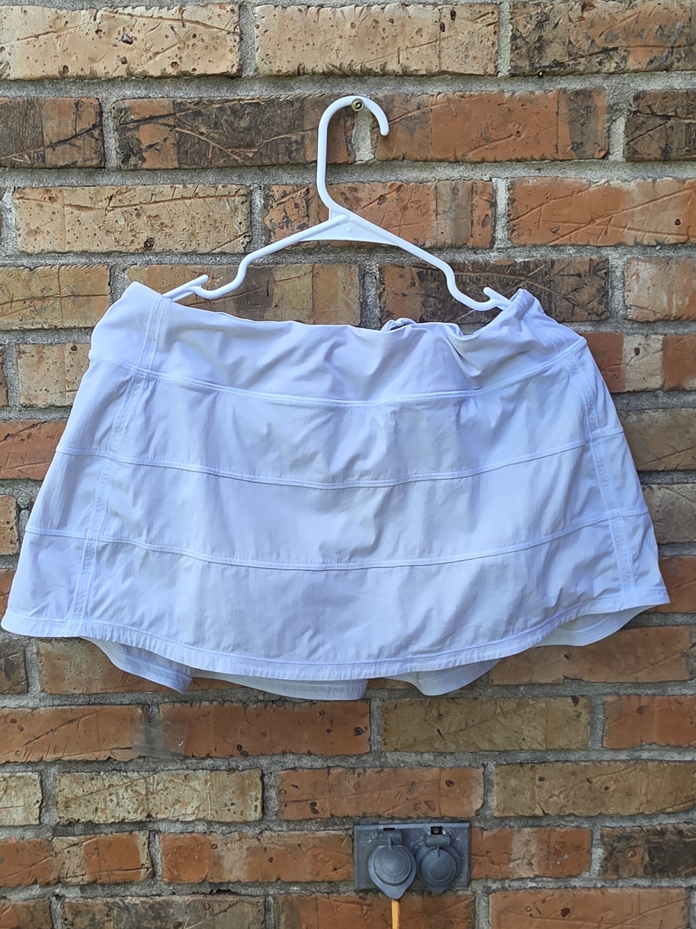 lululemon athletica White Performance Tennis Skort